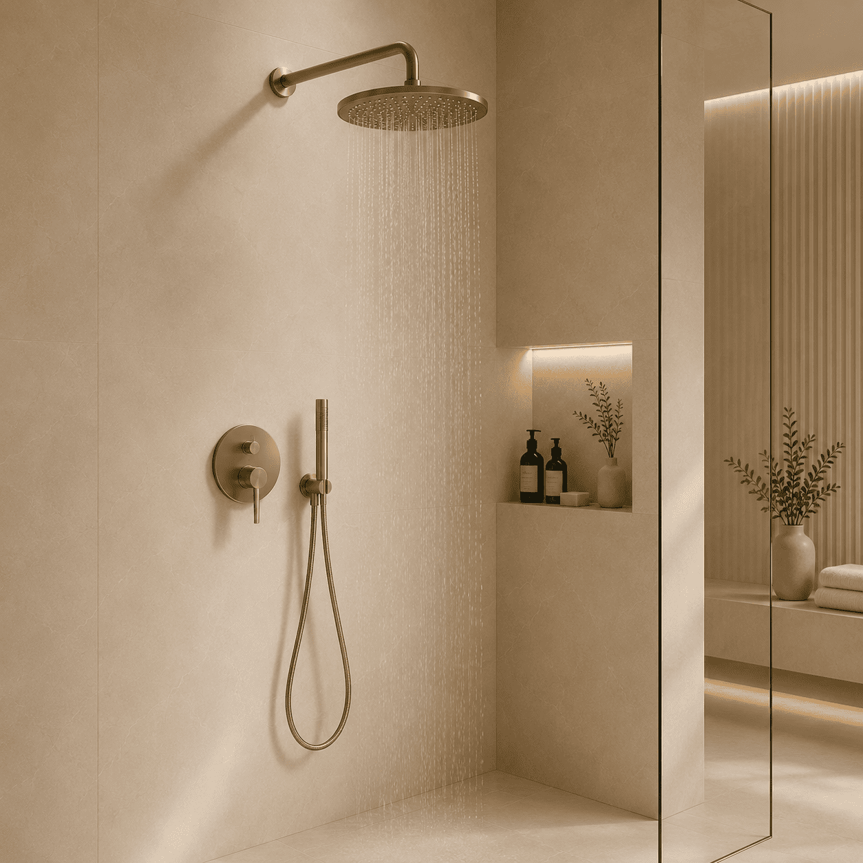 showers